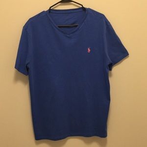 Ralph Lauren V-neck T-Shirt Blue